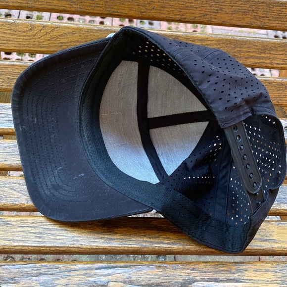 SIX hats thirst project SnapBack hat 7 panel black mesh back cap - Picture 5 of 16